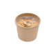 Бумажный супник OneBowl Ultraproof 450 мл Крафт - (цена за 1 коробку - в 1 коробке 550 штук).